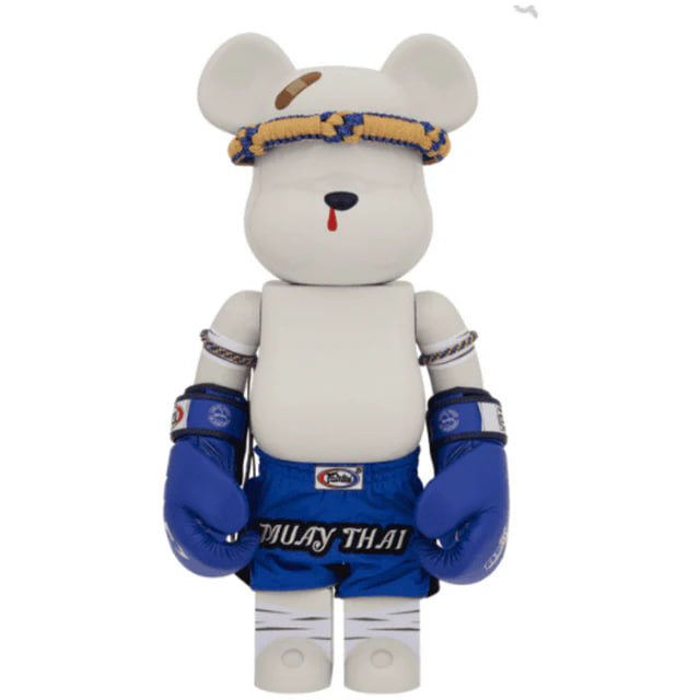 1000％ BE@RBRICK Muay Thai Blue