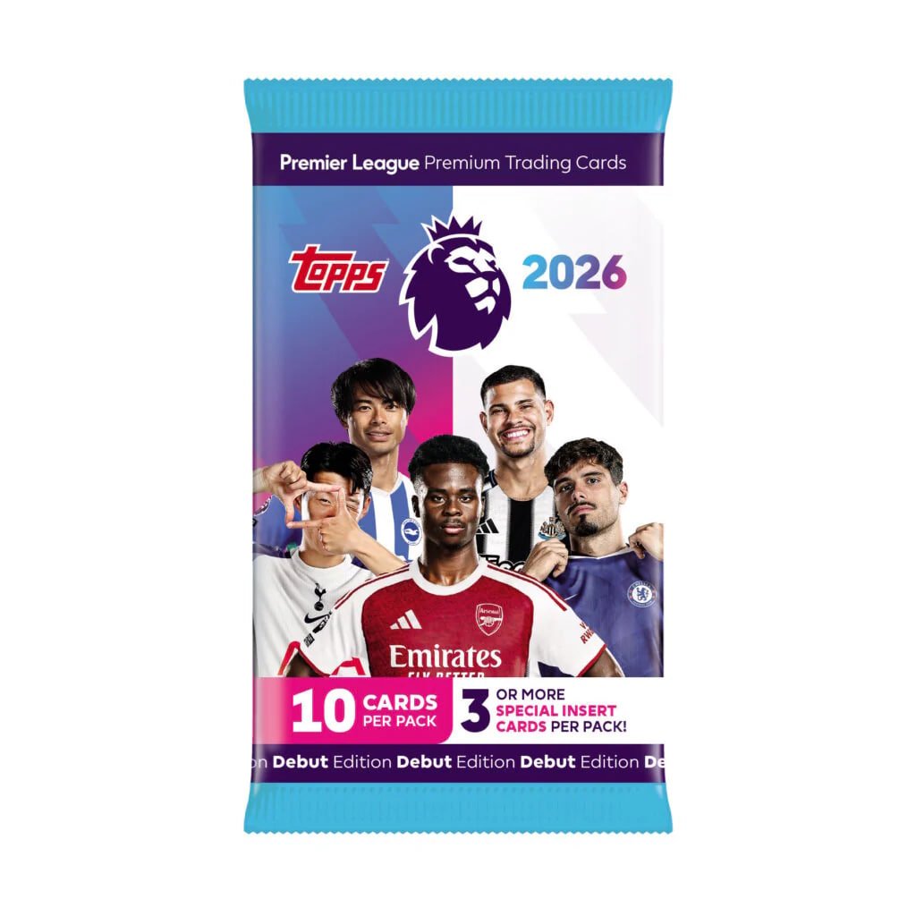 การ์ด Topps Premier League 26 - Debut Edition / 1 Packs